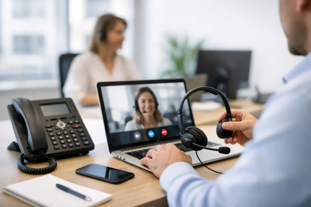 How to Move Office Calls Online Without Disruption